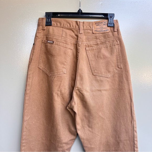 Classic VTG Jordache Brown Denim Hiking Gorpcore Y2K Jeans 10 High Rise Casual - Picture 4 of 12